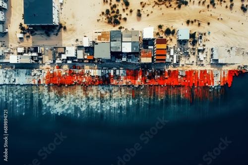 drone-view of glitch
