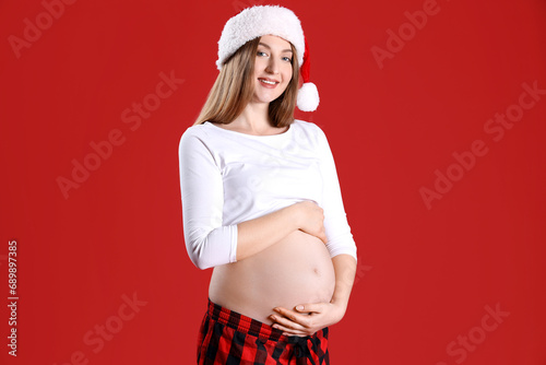 Beautiful young pregnant wo...