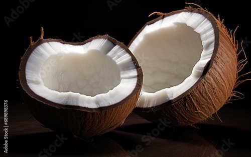 Delicious coconuts, isolate...