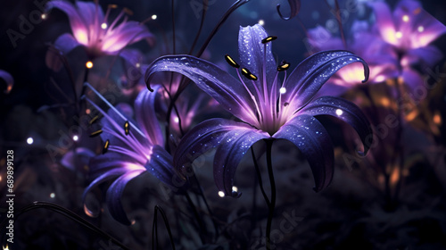 Fond de fleurs violettes. Nature  fleur  violet. Motif floral pour d  coration  cr  ation graphique et conception.