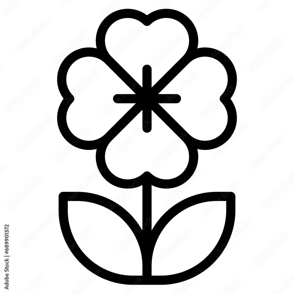 Naklejka premium flower