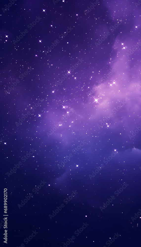 Obraz premium Purple Galaxy Universe