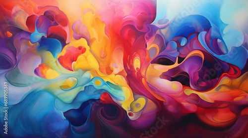 symphony of colors as they merge and twist, forming a vibrant abstract background that's bound to leave you in awe.