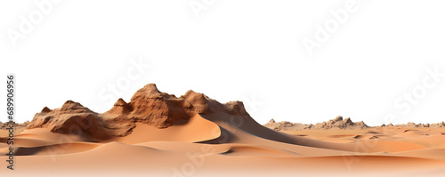Desert landscape cutout 