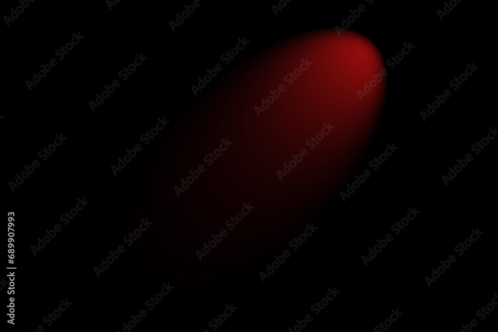 Red light on black background with copy space Red light on black background with copy space