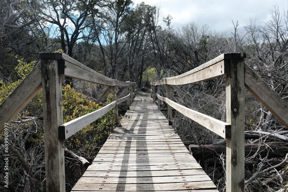 Bridge at Reynolds Creek Campground in Waco Texas Bridge at Reynolds Creek Campground in Waco Texas