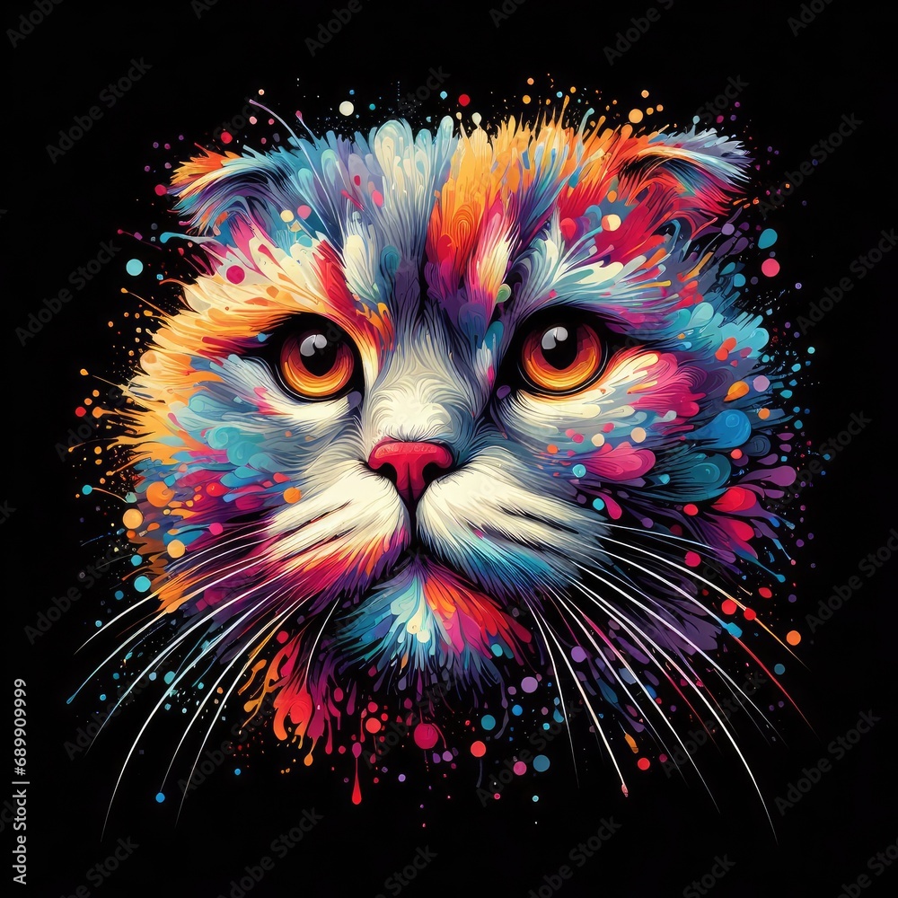 The Spectrum of Feline Fantasy, GENERATIVE AI The Spectrum of Feline Fantasy, GENERATIVE AI