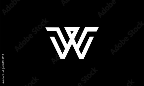 W logo vector photo