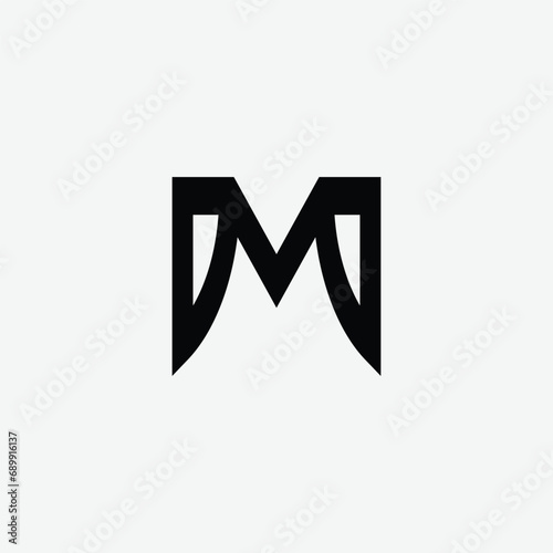 Free Download abstract letter M unique logo design - GFXLoad