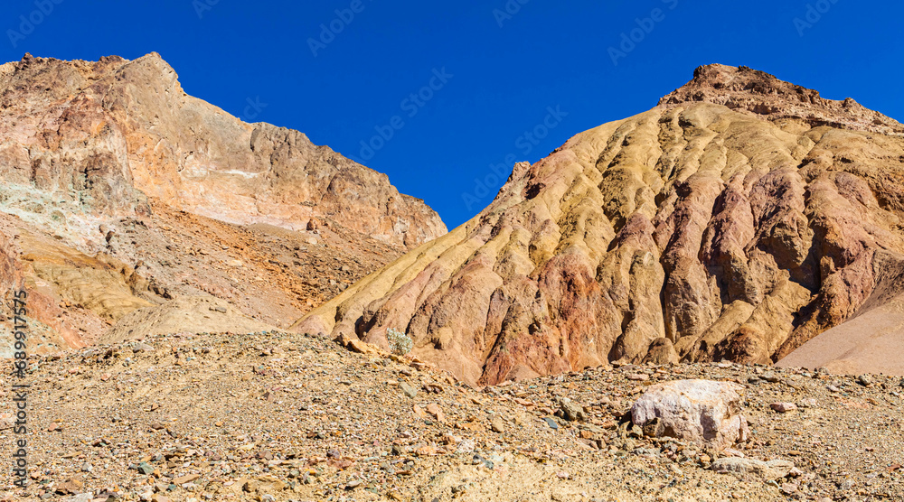 The Multi-Colored Mountains of Artist's Palette, Death Valley National Park, California, USA