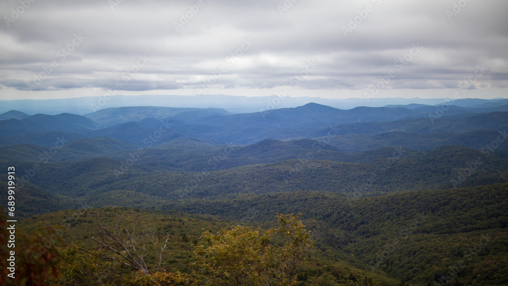 view of the mountains