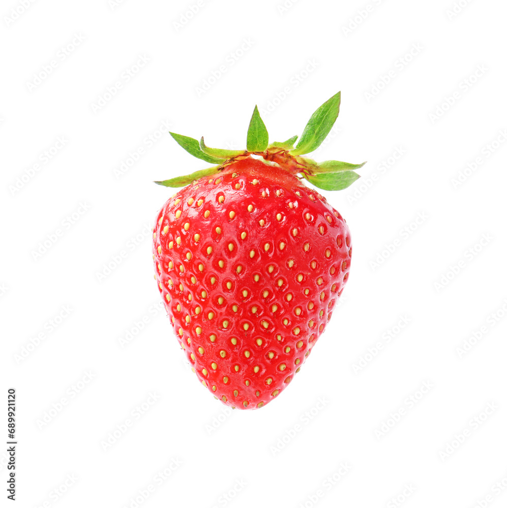 Delicious fresh ripe strawberry isolated on white Delicious fresh ripe strawberry isolated on white