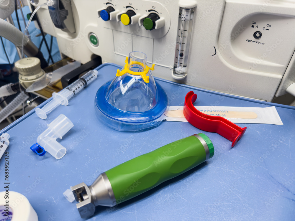 Medical equipment for anesthesia and ventilation in hospitals