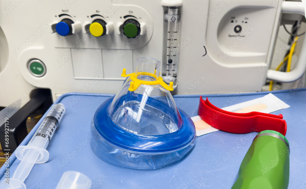 Medical equipment for anesthesia and ventilation in hospitals