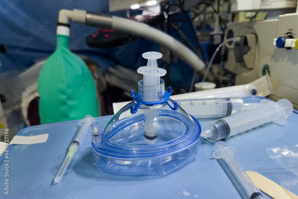 Medical equipment for anesthesia and ventilation in hospitals