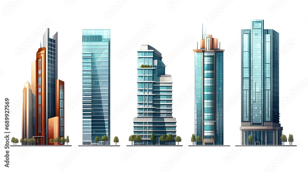 Set Of Buildings