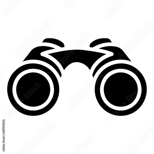 binoculars glyph icon