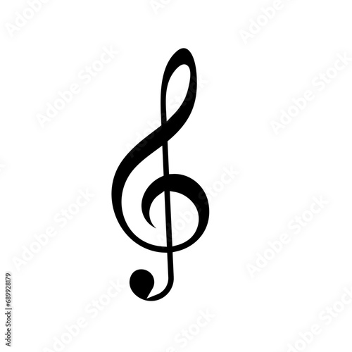 simple icon of musical notes photo