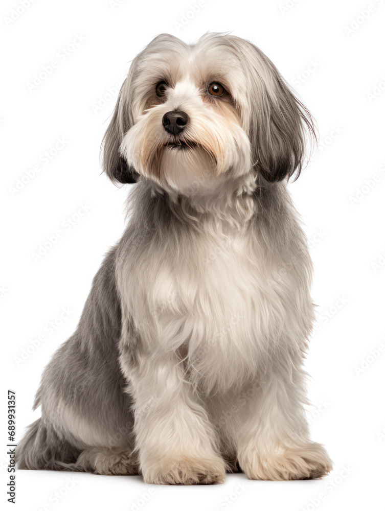 Havanese Dog Studio Shot, Isolated on Clear Background, Generative AI Havanese Dog Studio Shot, Isolated on Clear Background, Generative AI