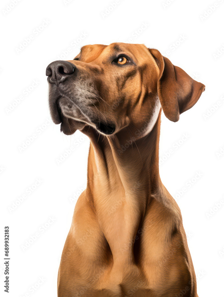 Rhodesian Ridgeback Dog Studio Shot, Isolated on Clear Background, Generative AI Rhodesian Ridgeback Dog Studio Shot, Isolated on Clear Background, Generative AI
