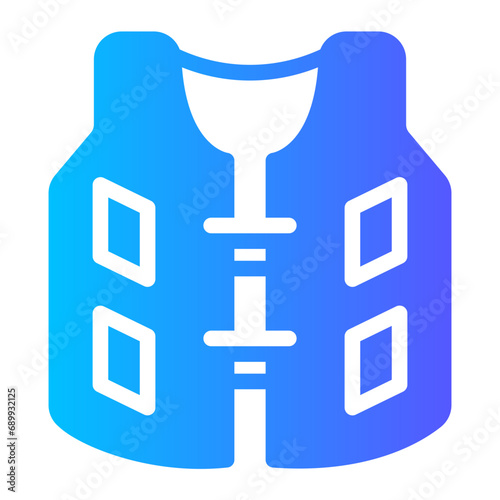 life vest Gradient icon