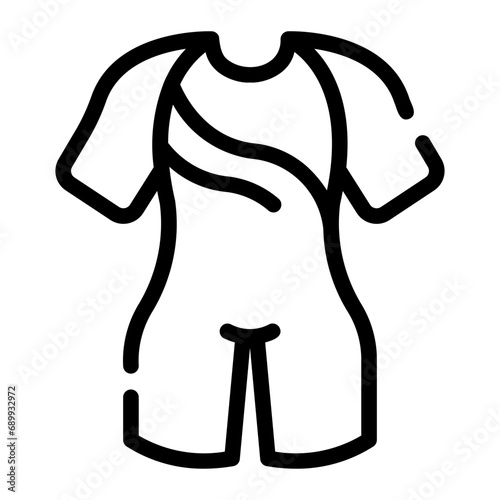 diving suit Line Icon
