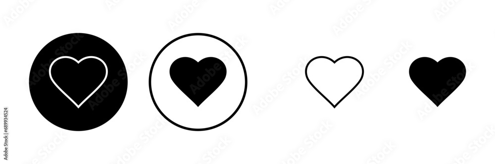 Heart icons set. Heart vector icon. Like icon vector. Love Heart icons set. Heart vector icon. Like icon vector. Love