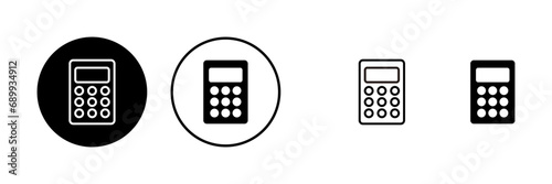 Calculator icons set. Calculator vector icon