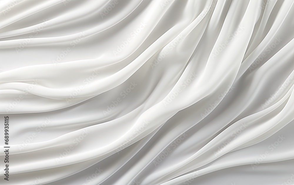 Obraz premium White satin fabric texture wallpaper.