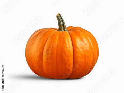 Pumpkin Elegance Isolated PNG with Long-Distance View and White Background