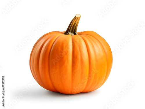 Pumpkin Elegance Isolated PNG with Long-Distance View and White Background