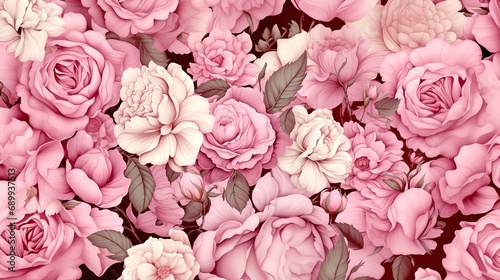 Close-up Of A Bouquet Of Pink Flowers, Beautiful Floral Wallpaper - legal AI 