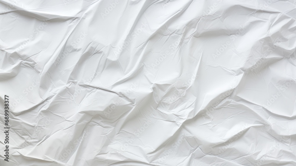 White wrinkled paper background with texture White wrinkled paper background with texture