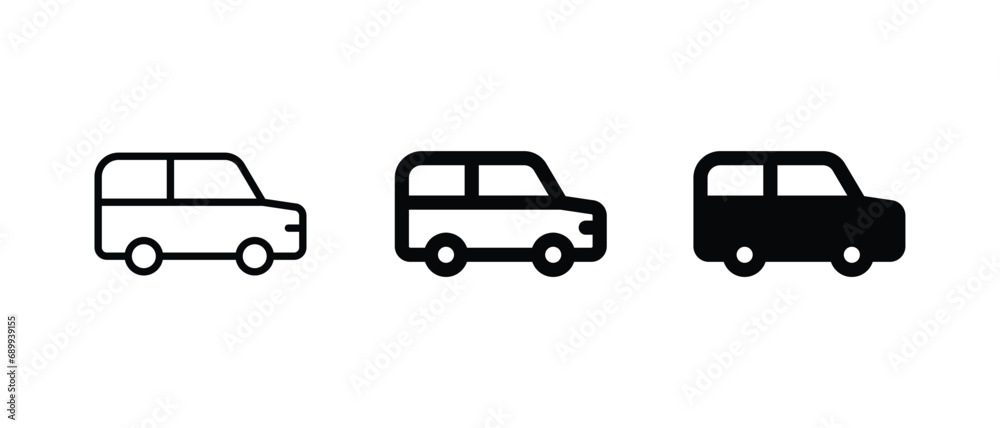 Car icon set vector for web, ui, and mobile apps Car icon set vector for web, ui, and mobile apps