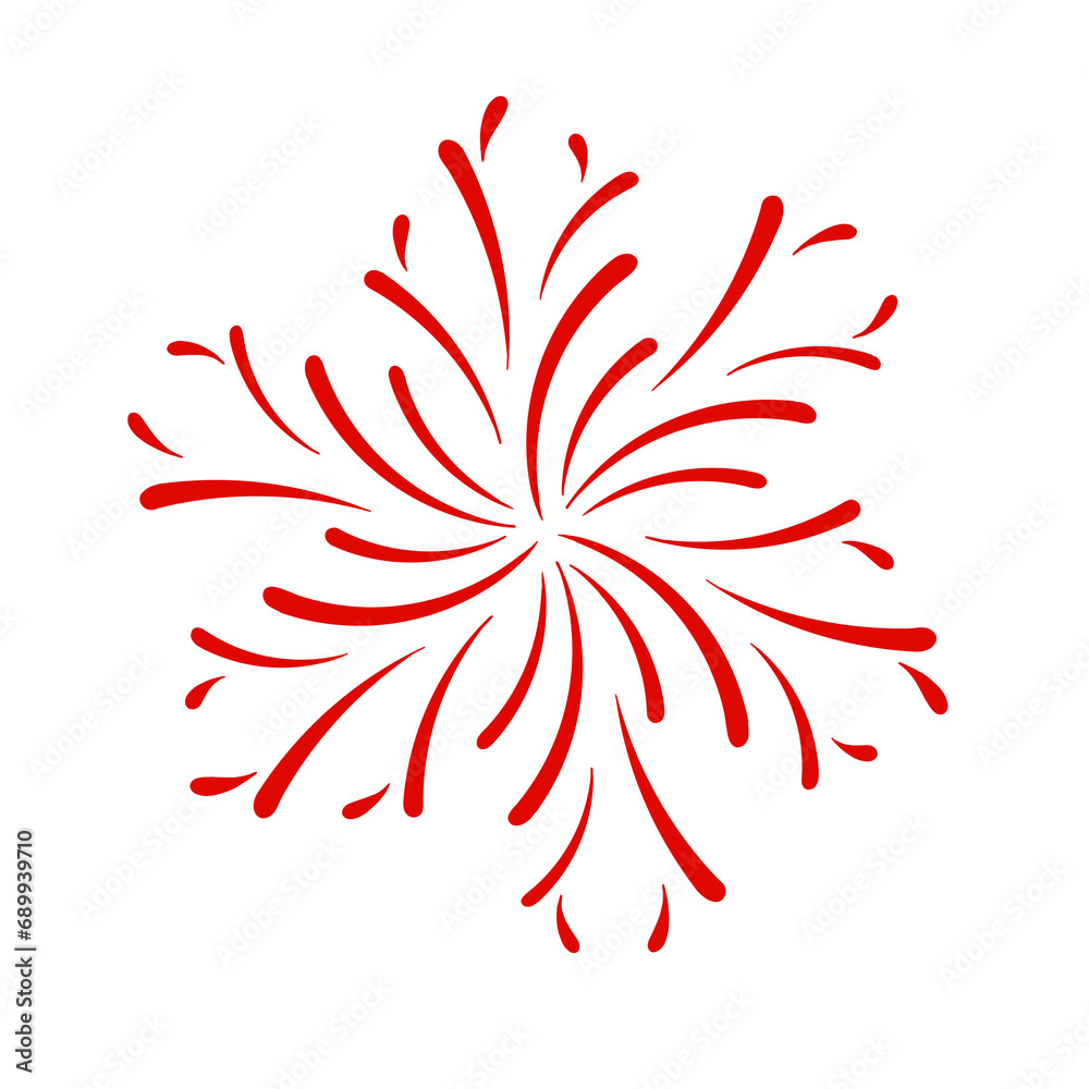 flat art firework illustration flat art firework illustration