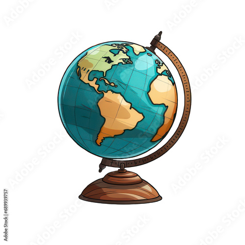 globe cartoon