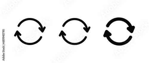 Refresh icon set, Reload icon for web and mobile phone 