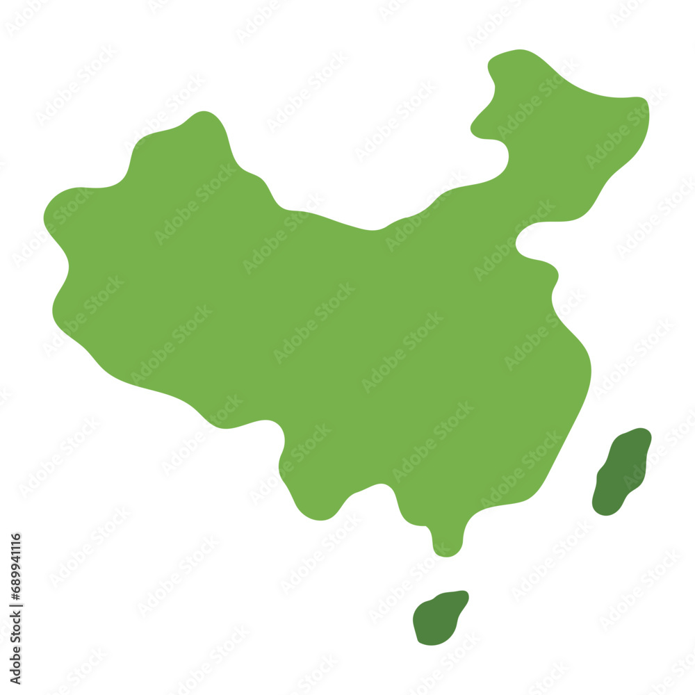 China Map nation icon