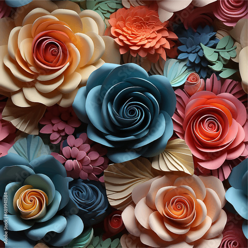 romance petal rose ornament wedding romantic horizontal wallpaper bouquet craft origami love gift