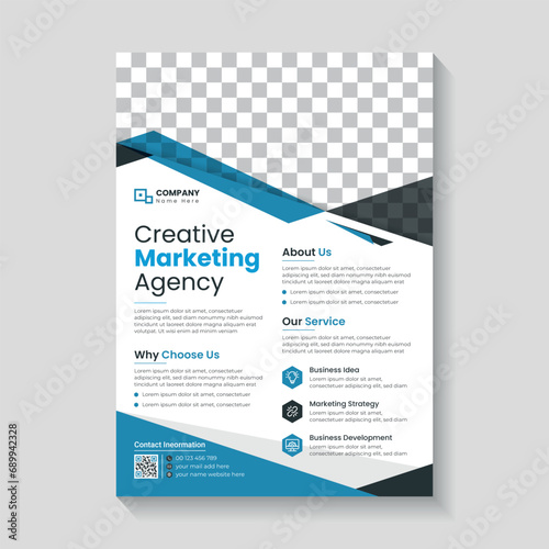 Corporate marketing company flyer design
