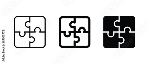 Puzzle icon vector illustration. for web, ui, and mobile apps