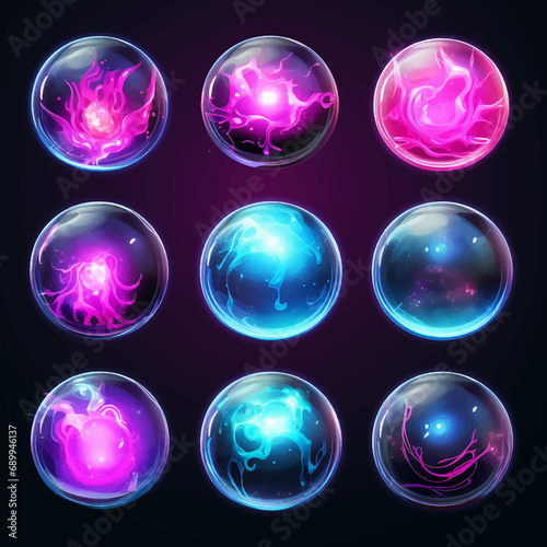 push buttons glossy gem elements interface icons crystal menu application user asset play shiny 
