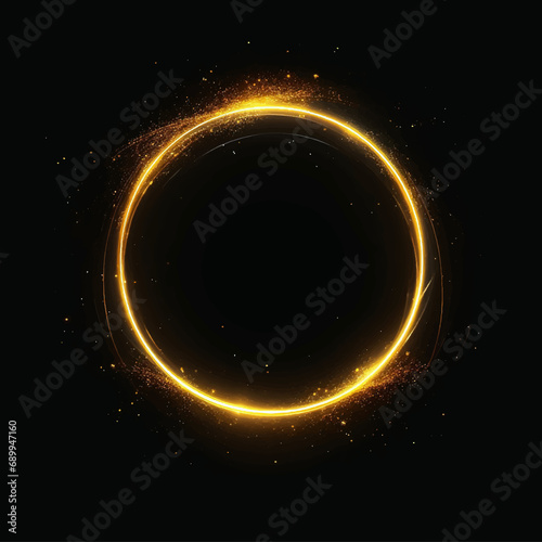 mystic rays sphere flare lens optical shine spin glitter magic ring illuminated glow aura effect