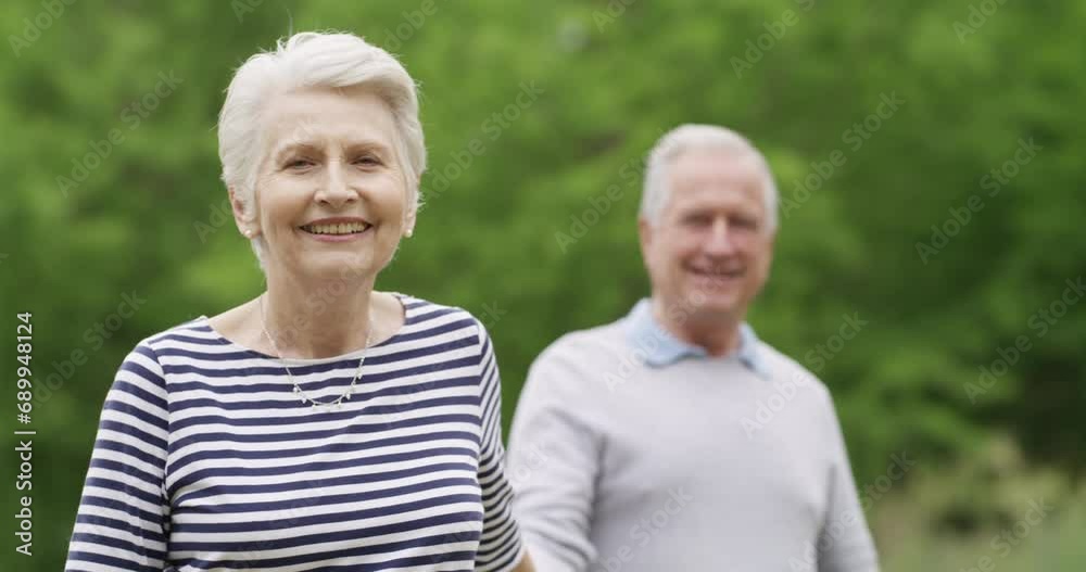 Park, happy woman and senior couple walking, love and lead marriage partner in outdoor nature date, wellness or garden. Journey, support or elderly man, old wife or retirement people bonding together Park, happy woman and senior couple walking, love and lead marriage partner in outdoor nature date, wellness or garden. Journey, support or elderly man, old wife or retirement people bonding together