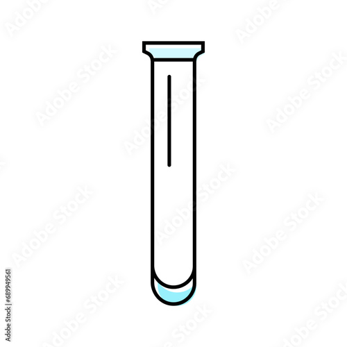 test tubes chemical glassware lab color icon vector. test tubes chemical glassware lab sign. isolated symbol illustration