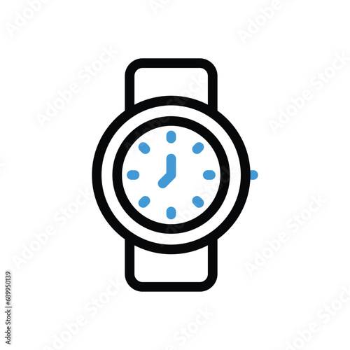  Watch Icon vector stock illustration