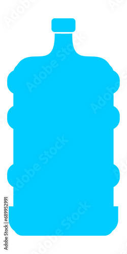 Gallon Of Water Vector Outline Icon Design illustration