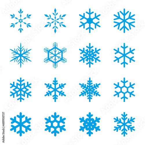 雪の結晶のアイコン
