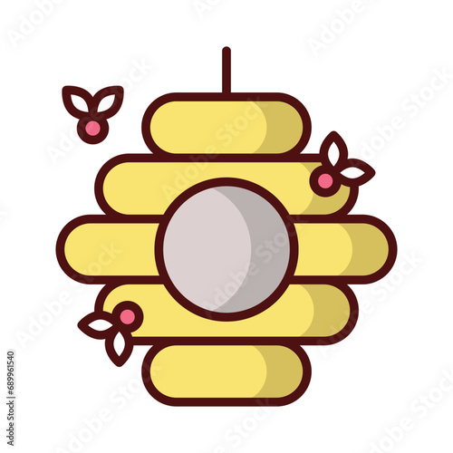 Honey icon vector stock illustration