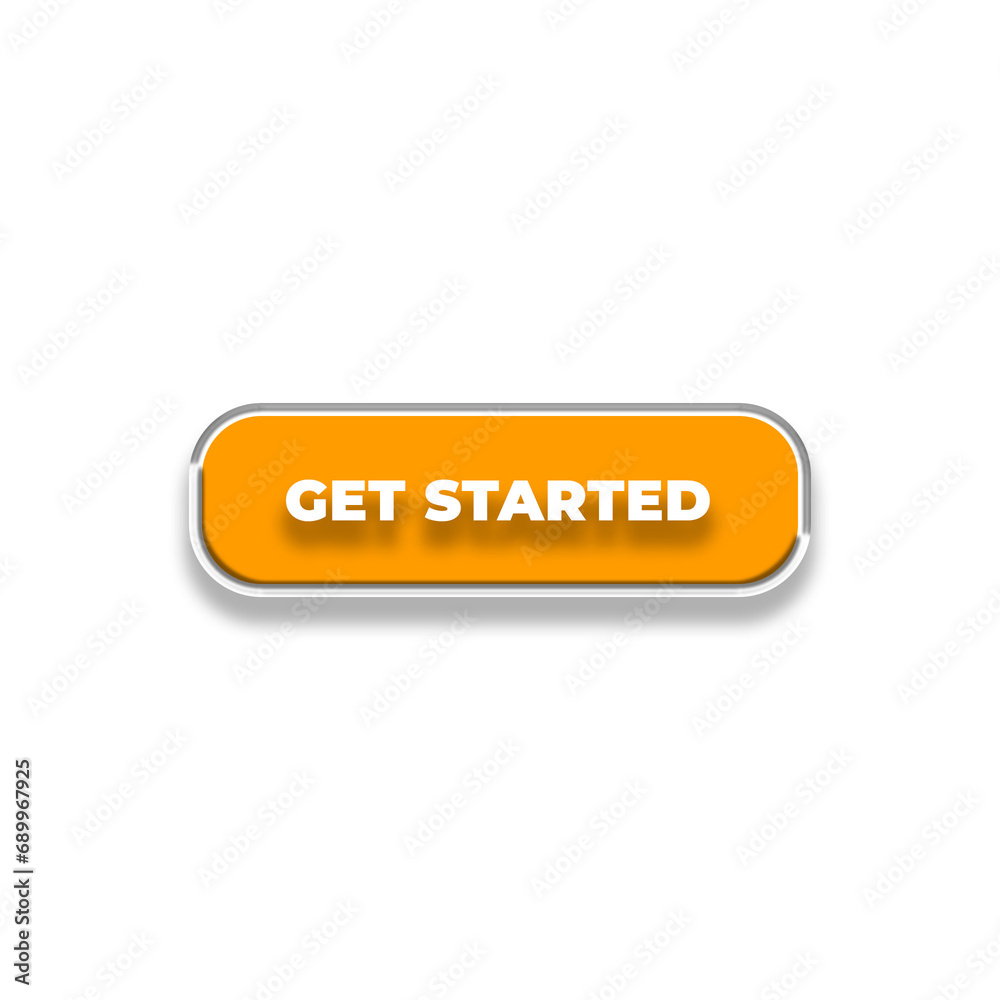 3d Get started web buttons. Set of action button, Online button icons for UI UX website, mobile app. Different gradient colors and icons on rectangular forms with shadows. 3d Get started web buttons. Set of action button, Online button icons for UI UX website, mobile app. Different gradient colors and icons on rectangular forms with shadows.